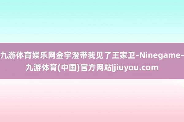 九游体育娱乐网金宇澄带我见了王家卫-Ninegame-九游体育(中国)官方网站|jiuyou.com